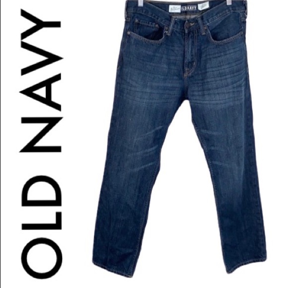 old navy mens slim straight jeans